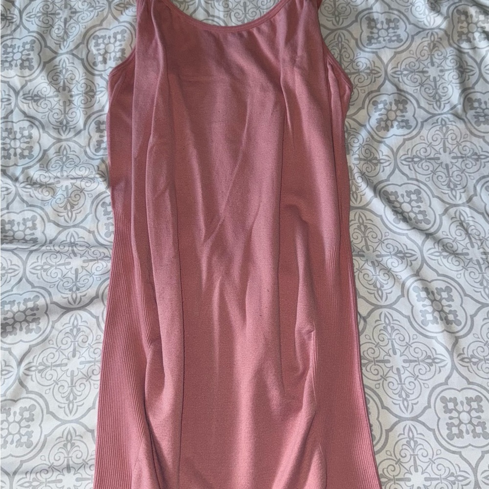 Feathers Dusty Rose Midi Dress